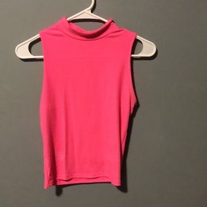 mini turtle neck muscle tee